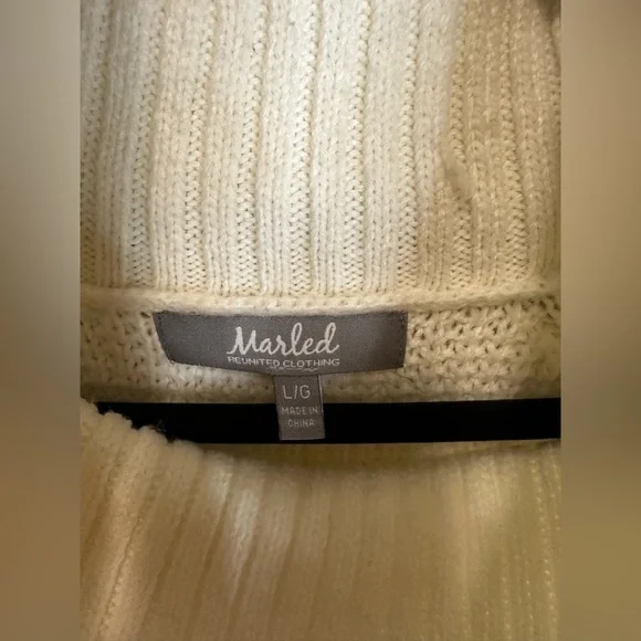 MARLED DROP NECK SWEATER - Picture 3 of 7